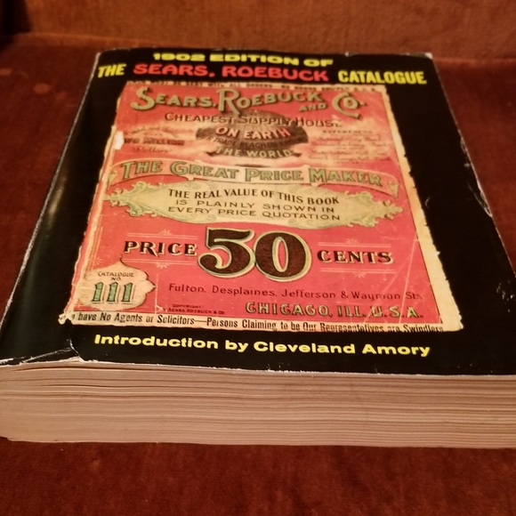 1902 Edition of The Sears, Roebuck Catalogue Other Vintage 92 Sears